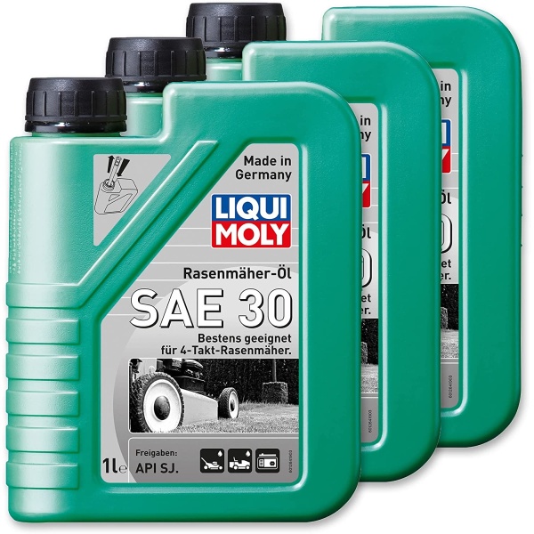 Set 3 Buc Ulei Motor Maisni Tuns Iarba Motocositoare Liqui Moly Rasenmäheröl SAE 30 1L 1264